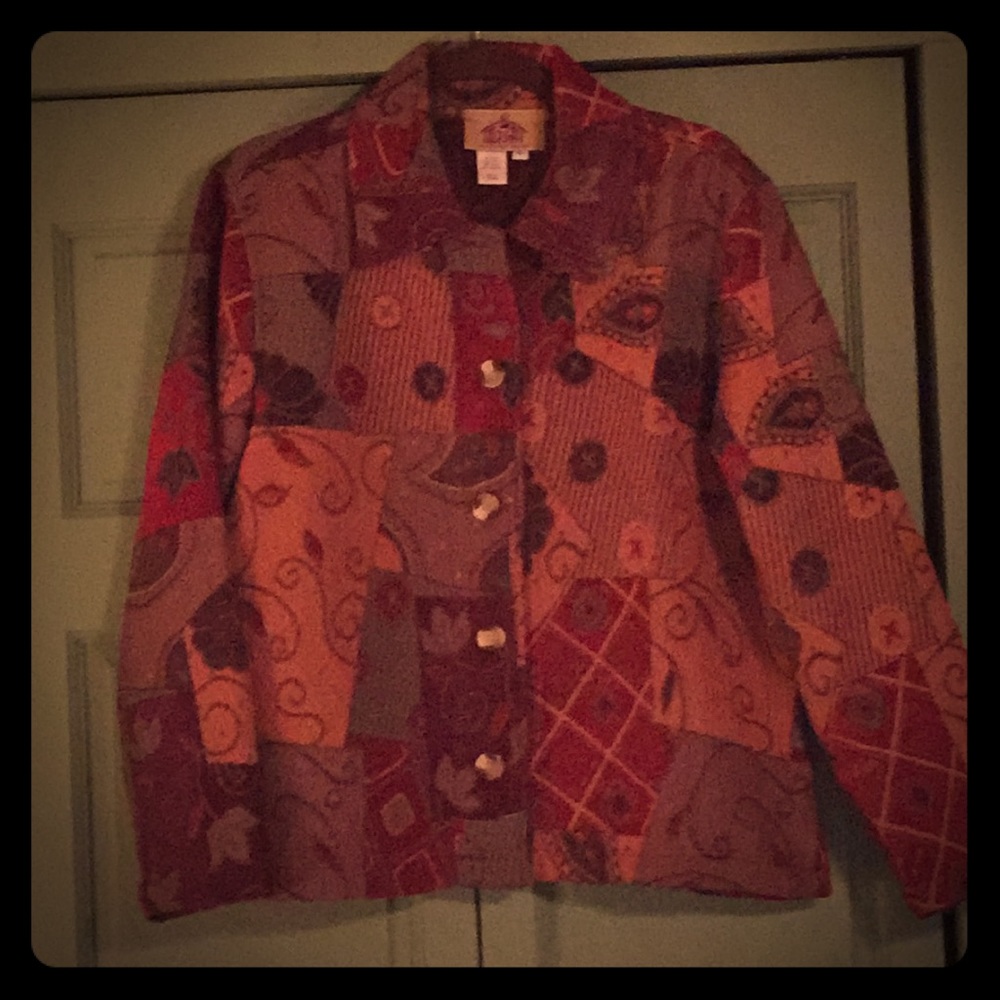 Barn Fly jacket. Size L. Beautiful fall colors.